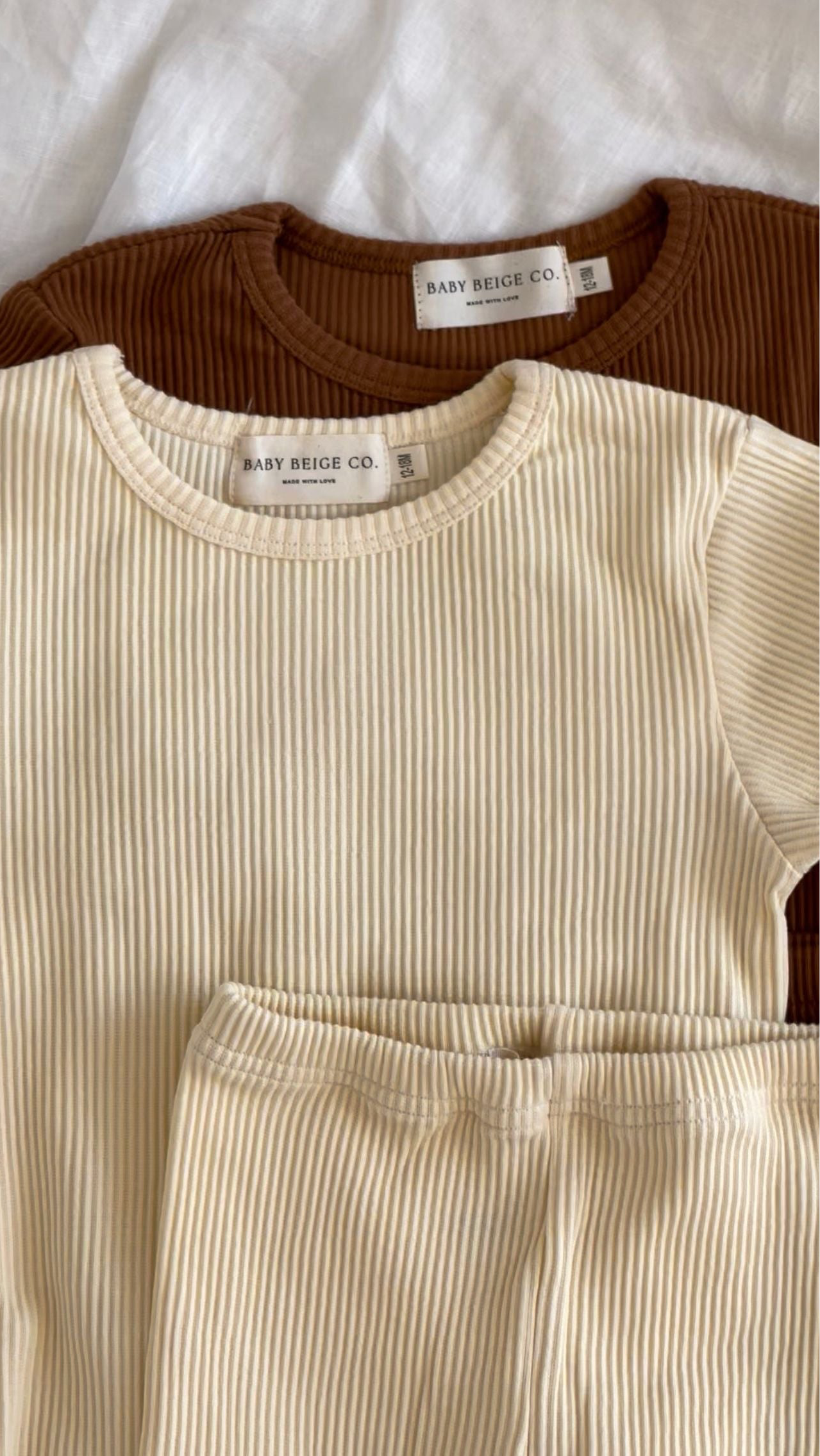 2 piece ribbed set